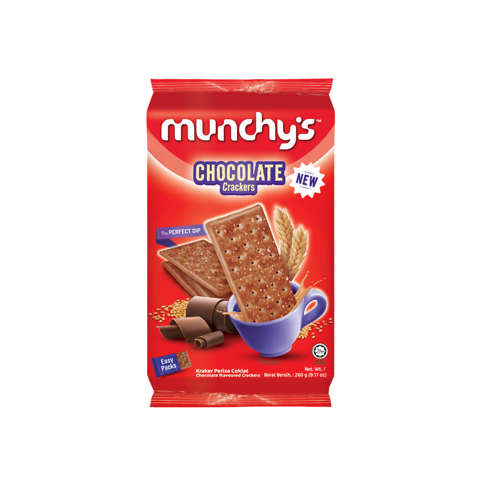 Munchy's Chocolate Crackers 260g