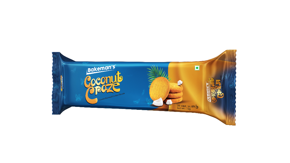 Bakeman's Coconut Craze Biscuit 72g