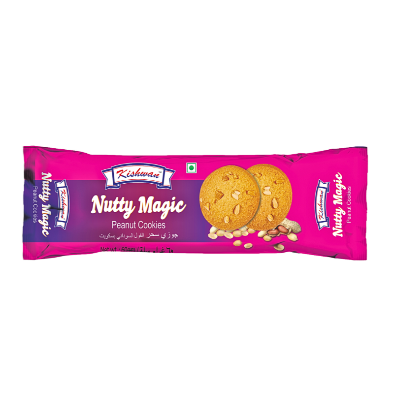 Kishwan Nutty Magic Peanut Cookies 60g